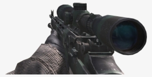Woodland M21 Cod4 - Mlg Sniper Rifle Png