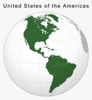 United States Of The Americas Map Hyperpower - Organization Of American States