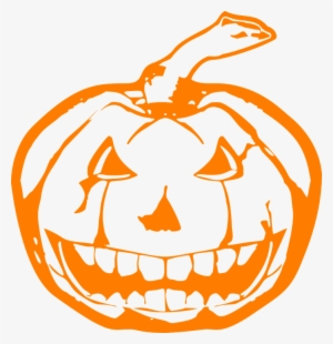 Evil Pumpkin Clipart - Gresskar Tegning