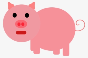 Domestic Pig Piggy Bank Document Cartoon - Pink Pig Coloring Page