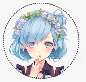 Flower Crown Anime Girl By Mayomie - Anime With Flower Crown