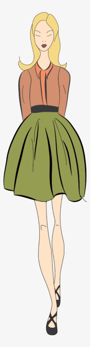 I Experimented With A Different Style For These Fashion - Illustration