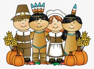Jpg Library Download Collection Of First Dinner High - Pilgrims And Indians Clipart