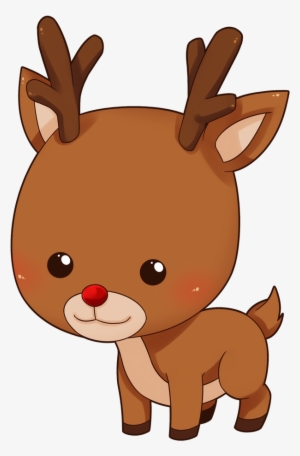 Baby Deer Cartoon Clipart Reindeer Clipart Collection - Clip Art Reindeer
