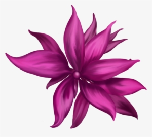 Pink Flower Graphic - Flower 2 Dimension