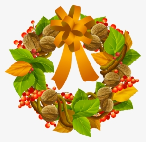 Thanksgiving Clipart Wreath - Thanksgiving Wreath Pic Clip Art