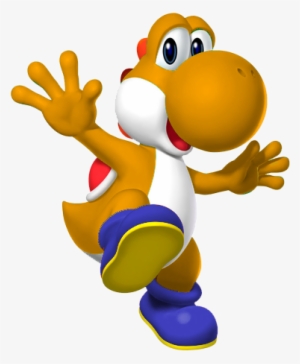 Orange Yoshi - Super Mario Orange Yoshi