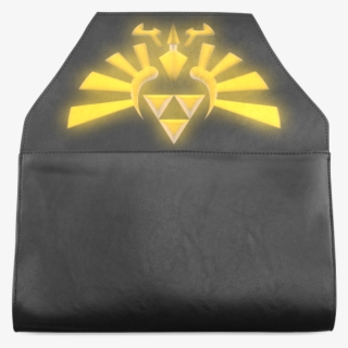 Sale The Triforce Print Leather Handbag Designer Clutch - Coin Purse
