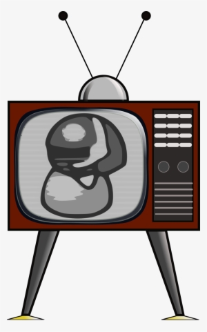 Antenna Clipart Old Tv - Tv Tegning Png
