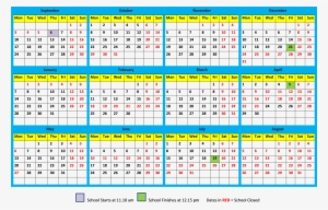 Calendar 2018-2019 - 2019 Calendar Png Transparent