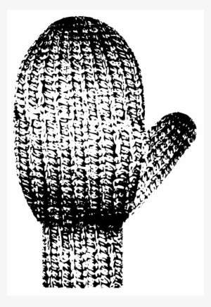 How To Set Use Mitten With Knitted Texture Clipart