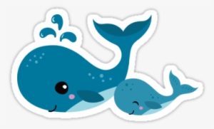 Cute Whale Png Pic - Baby Blue Whale Cartoon