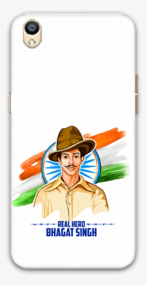 The Real Hero Bhagat Singh Oppo F1 Plus Mobile Back - Mobile Phone