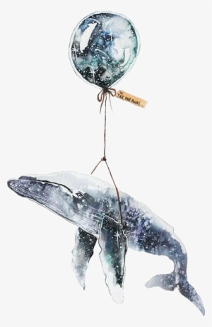 Report Abuse - Whale Balloon Drawing