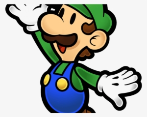 Luigi Clipart Cute - Paper Luigi