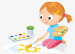 Kids Painting Png - Children Painting Clipart
