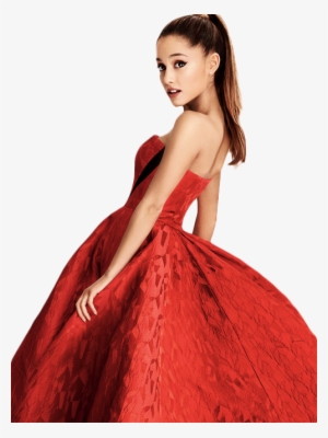 Ariana Grande Png By Dannygleek-d8a6kec - Ariana Grande Photoshoot Red Dress