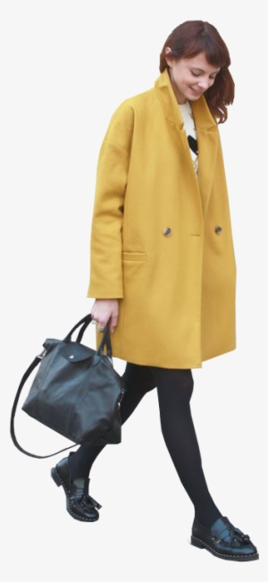 Cutout Women Yellow Coat - Coat