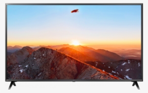 55" Lg Uhd 4k Smart Tv - Global Gallery 'running On The Ridge' By Ales Krivec