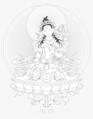 White Tara - Thangka Sketch Tara