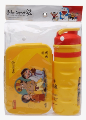 Unisex Doraemon Water Bottle, Tiffin Box And Pencil - Pencil Case