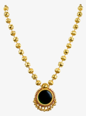 Traditional Gold Necklace Design 0917-12 - Traditional Gold Ornaments Kerala