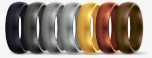 Precious Metals 3 Silicone Wedding Ring Bundle