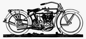 Motorbike Motorcycle Old Retro Ride Transp - Old Motorcycle Vector