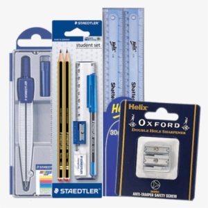 Erasers, Sharpeners & Rulers - Staedtler Student Blister Set