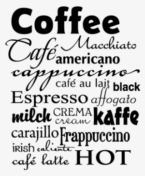 Coffee Quote Png - Wall Art Quotes Png