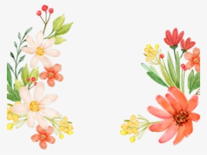 Flowers Vectors Clipart Superhero - Flower Vines Watercolor Png