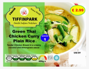 Green Thai Chicken Curry / Plain Rice 450g - Fsu