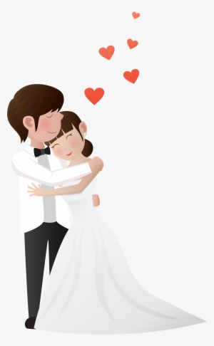 Wedding Couple Love Each Other Transprent Png - Wedding Couple Vector Png