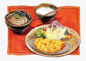 Japanese Food Illustration - Japanese Food Drawings