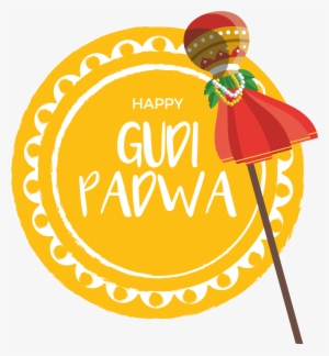 Gudi Padwa Greeting Card - Creative Gudi Padwa Png