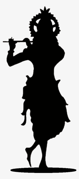 Krishna Icon - Lord Krishna Black And White