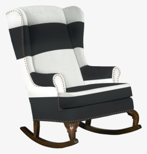 Rocking Chairs - Striped Rocking Chair For Nursery