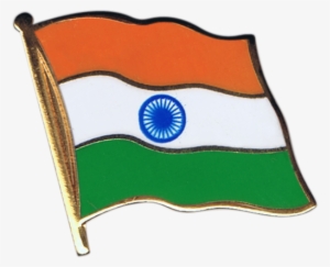 India Enamel National Country Flag Pin Badge - India Flag Lapel Pins Png