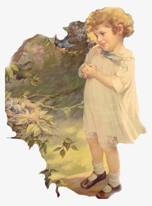 Free Image On Pixabay - Girl Vintage Painting