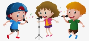 28 Collection Of Children Singing Clipart Png - Child Clipart Singing