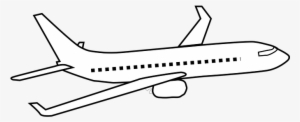 Aeroplane Plane Air Airplane Aircraft Trav - Airplane Black And White