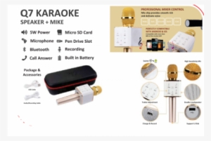 Hp Lp3065 - Red Shield Wireless Karaoke Microphone Portable 3-in-1