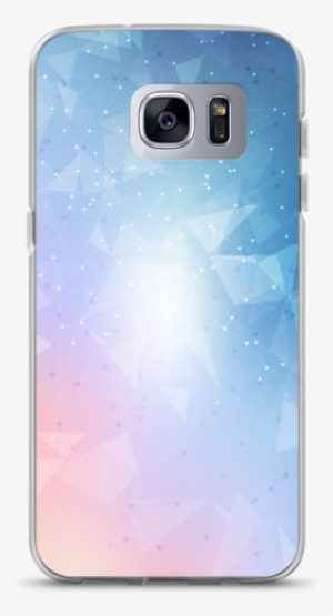 Blue And Pink Abstract Geometric Pattern Iphone Case - Iphone X Transparent Background