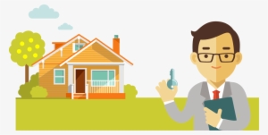 Calgary Real Estate Lawyers - Real Estate Agent Cartoon