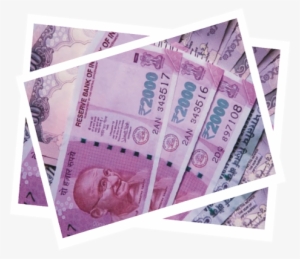 Indian Rupees - Enterprises Fabric Purple Casual Money Clipper