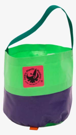 Round Bottom Collapsible Bucket - Infusion Living 7169 Blue Collapsible Bucket