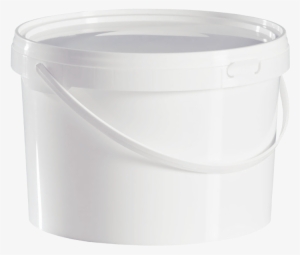 5 Litre Food Grade Plastic Bucket With Lid - Bathtub