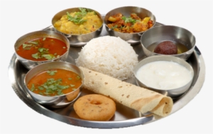 Thali Menu - Veg Thali Png