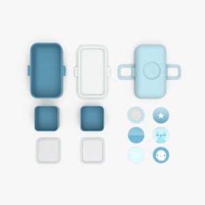 Mb Tresor Iceberg - Monbento Mb Tresor Kids Bento Box