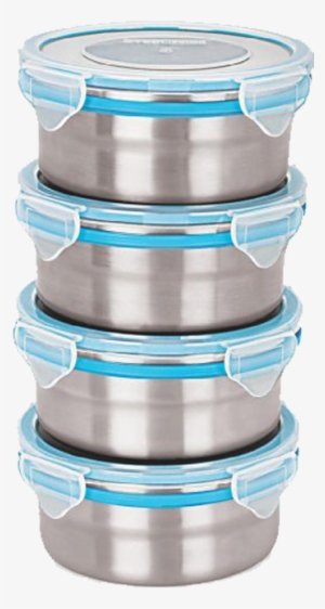 Steel Lock Airtight Steel Lunch & Tiffin Box - Steel Lock Hl- 1251 Airtight 4 Pc 200 Ml Each Lock